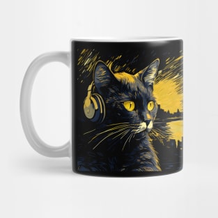 Cool Music lover cat Mug
